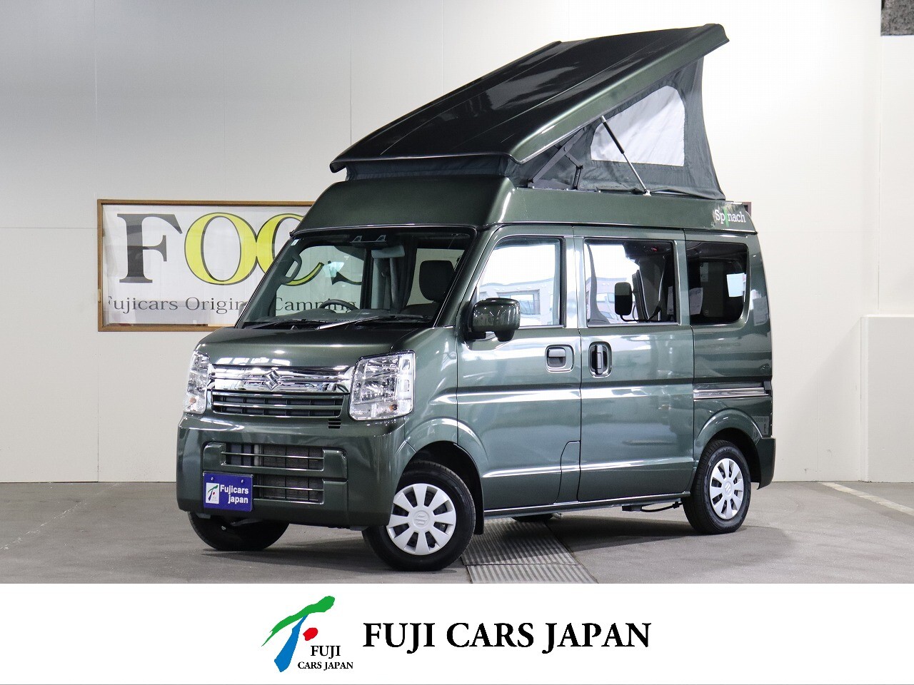 キャンピングカー 軽キャンパー エブリイ ナッツRV スピナ　FF　ポップアップ