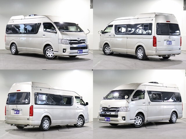 キャンピングカー バンコン ﾊｲｴｰｽ ﾄｲﾌｧｸﾄﾘｰ ﾊﾞｰﾃﾞﾝ　4WD　FF