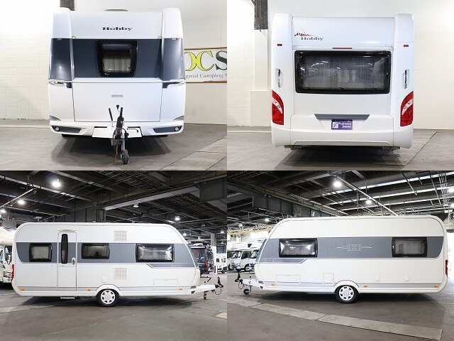 キャンピングカー トレーラー ﾎﾋﾞｰ495UL　要けん引免許　ｶﾞｽFFﾋｰﾀｰ　冷蔵庫