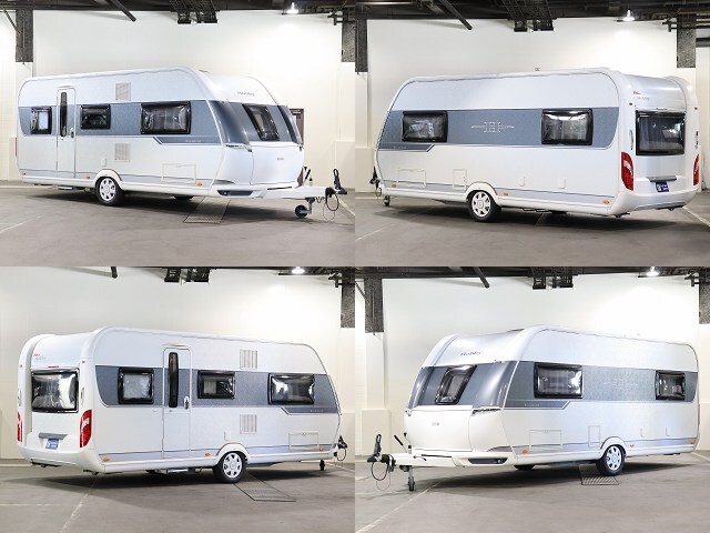 キャンピングカー トレーラー ﾎﾋﾞｰ495UL　要けん引免許　ｶﾞｽFFﾋｰﾀｰ　冷蔵庫