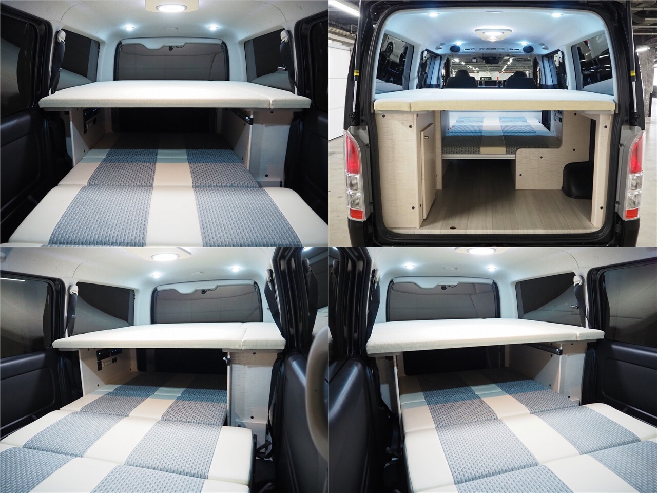 キャンピングカー バンコン ﾊｲｴｰｽ ｱﾙﾄﾋﾟｱｰﾉ 4WD　ｲﾝﾊﾞｰﾀｰ1500W