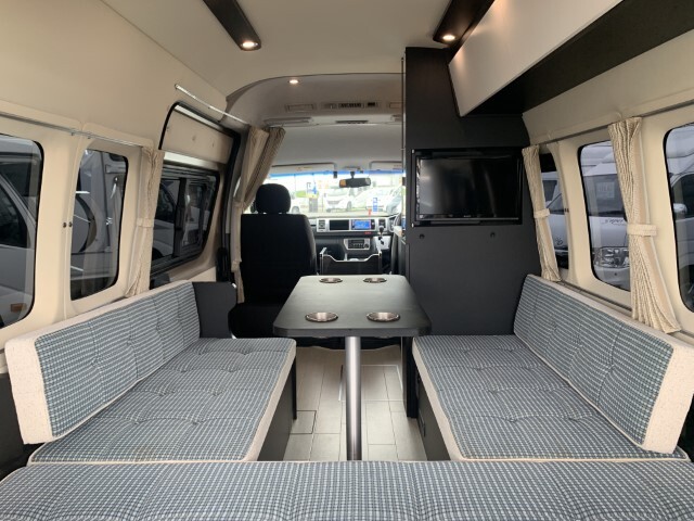 キャンピングカー バンコン ﾋﾞｰｸﾙ ﾃﾞｭｵ 冷蔵庫 ﾃﾚﾋﾞ 4WD ﾜﾝｵｰﾅｰ