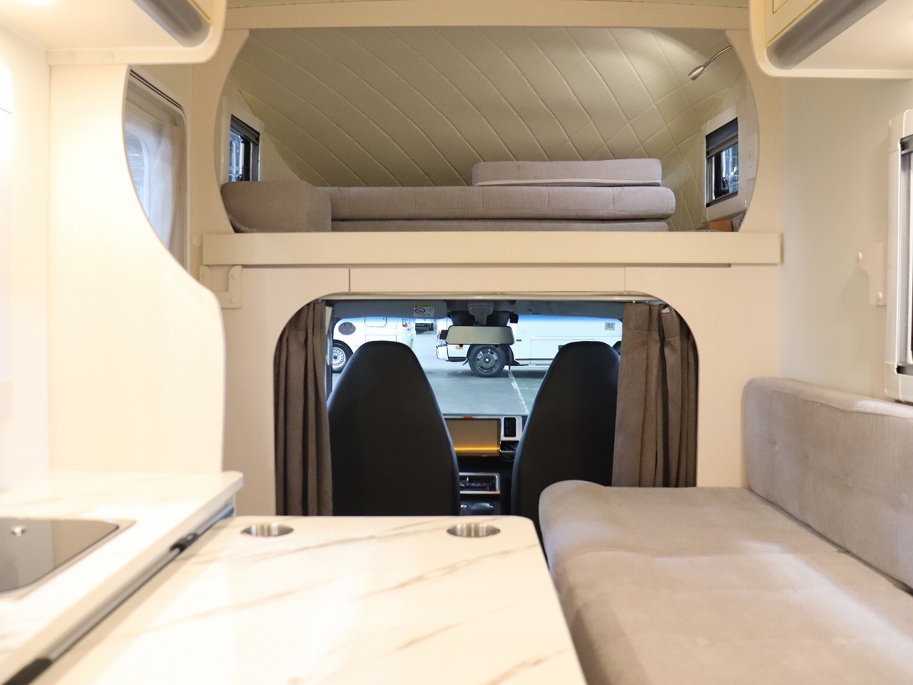 キャンピングカー 軽キャンパー ﾊｲｾﾞｯﾄ JPｽﾀｰ ﾊｯﾋﾟｰ1 4WD　FF　AC