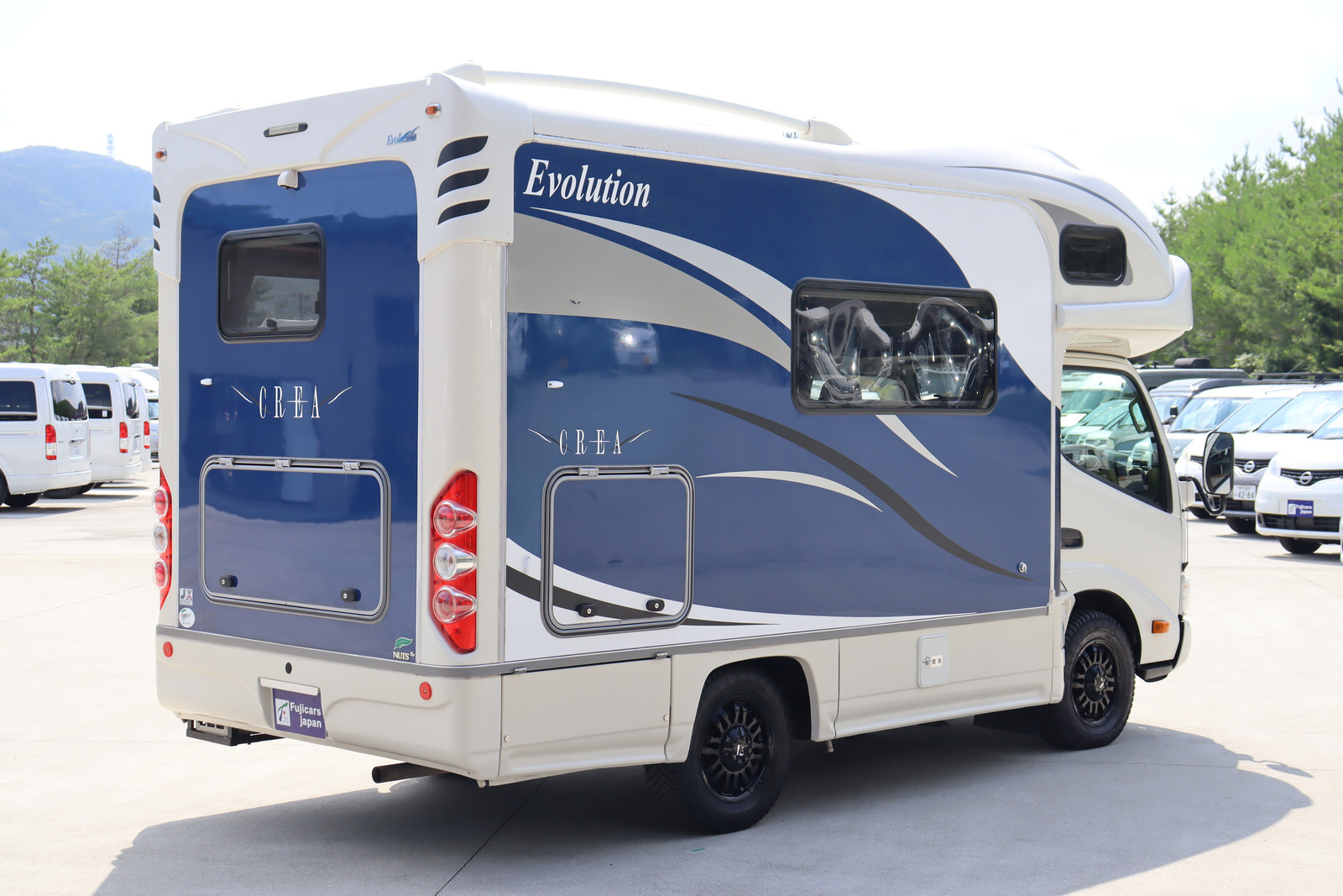 キャンピングカー キャブコン ｶﾑﾛｰﾄﾞ ﾅｯﾂRV ｸﾚｱ5.0XXｴﾎﾞﾘｭｰｼｮﾝ