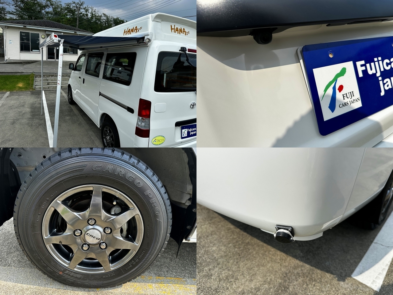 キャンピングカー バンコン ﾀｳﾝｴｰｽ ﾀｺｽ ﾊﾅ　FF　ｵｰﾆﾝｸﾞ　ﾏｯｸｽﾌｧﾝ