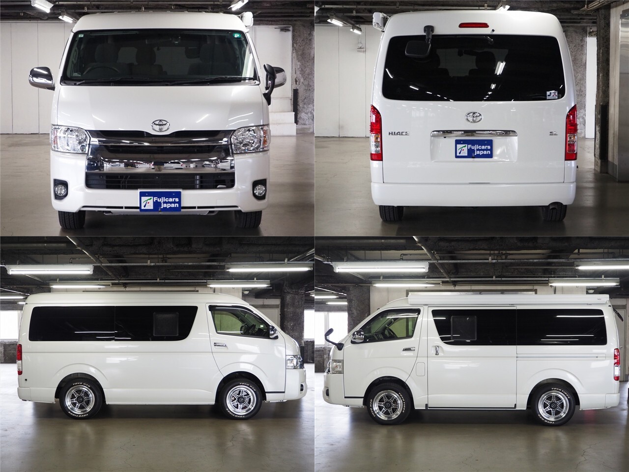 キャンピングカー バンコン ﾊｲｴｰｽ ﾘﾗｯｸｽﾜｺﾞﾝ ﾀｲﾌﾟ2 4WD　冷蔵庫