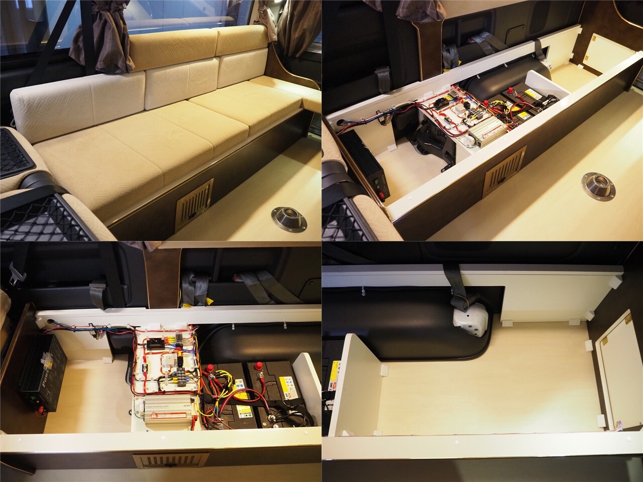 キャンピングカー バンコン ﾊｲｴｰｽ ﾘﾗｯｸｽﾜｺﾞﾝ ﾀｲﾌﾟ2 4WD　冷蔵庫