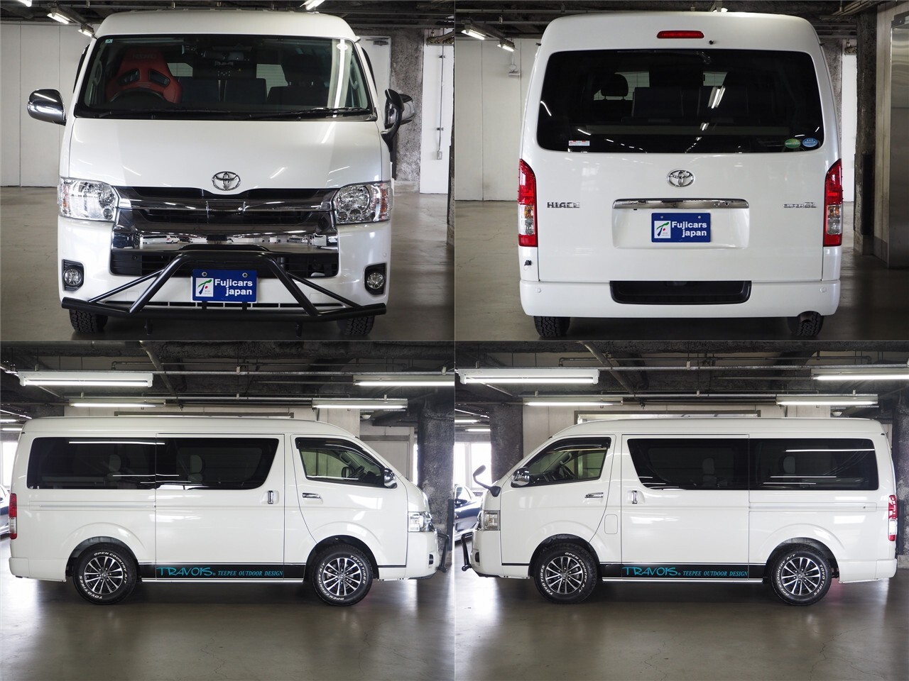 キャンピングカー バンコン ﾊｲｴｰｽ ﾃｨﾋﾟｰ ﾄﾗｳﾞｫｲHJ2000WS 4WD