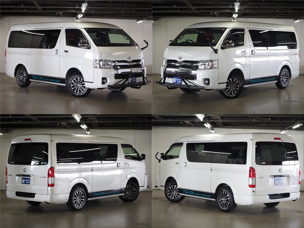 キャンピングカー バンコン ﾊｲｴｰｽ ﾃｨﾋﾟｰ ﾄﾗｳﾞｫｲHJ2000WS 4WD