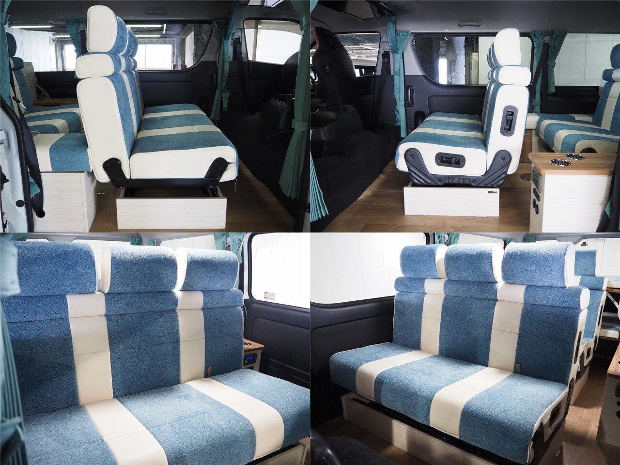 キャンピングカー バンコン ﾊｲｴｰｽ ﾃｨﾋﾟｰ ﾄﾗｳﾞｫｲHJ2000WS 4WD