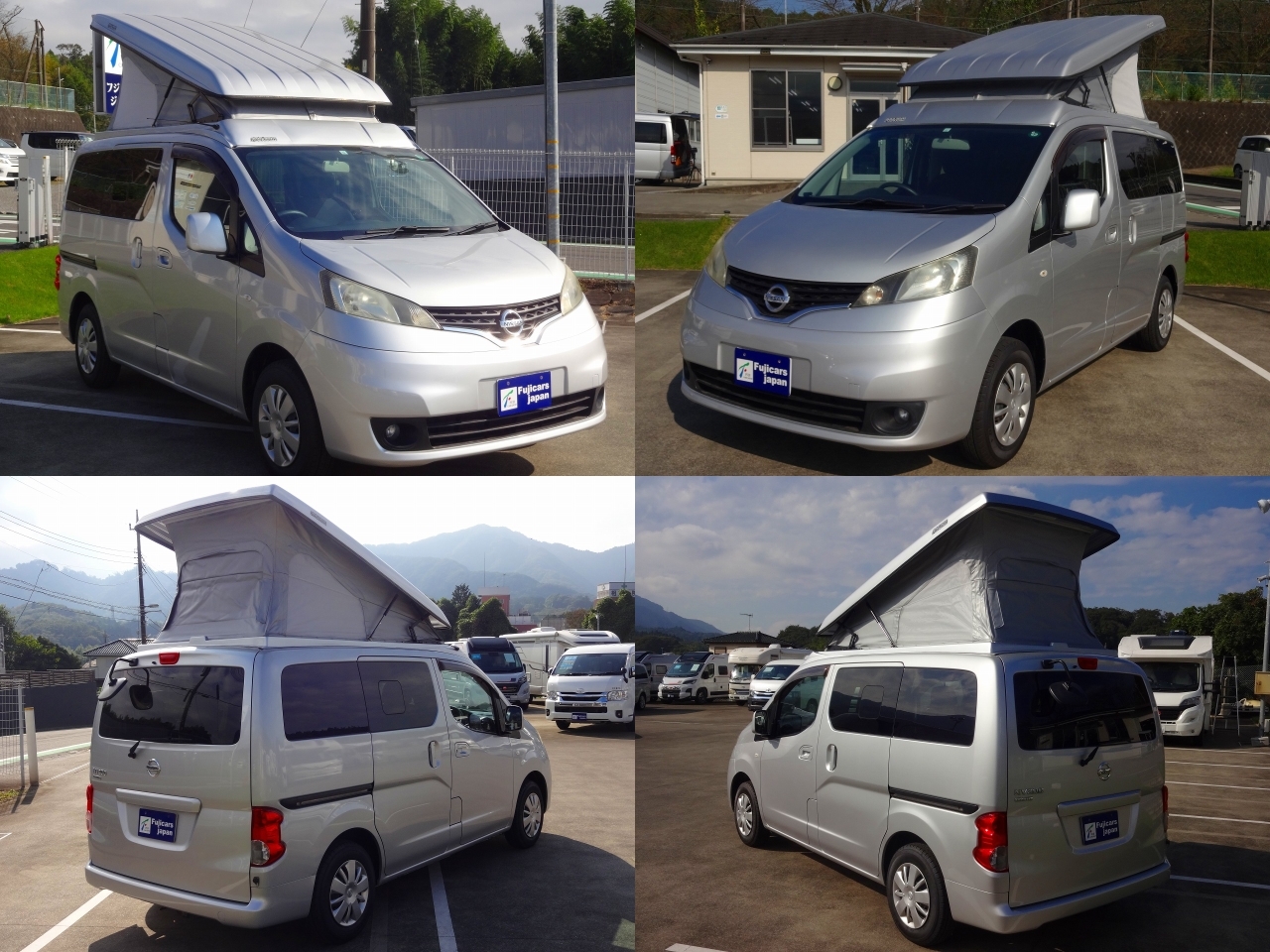 キャンピングカー バンコン NV200　ｷｬﾝﾊﾟｰ広島　ﾎﾟｯﾌﾟｺﾝ ｷｬﾝﾊﾟｰR