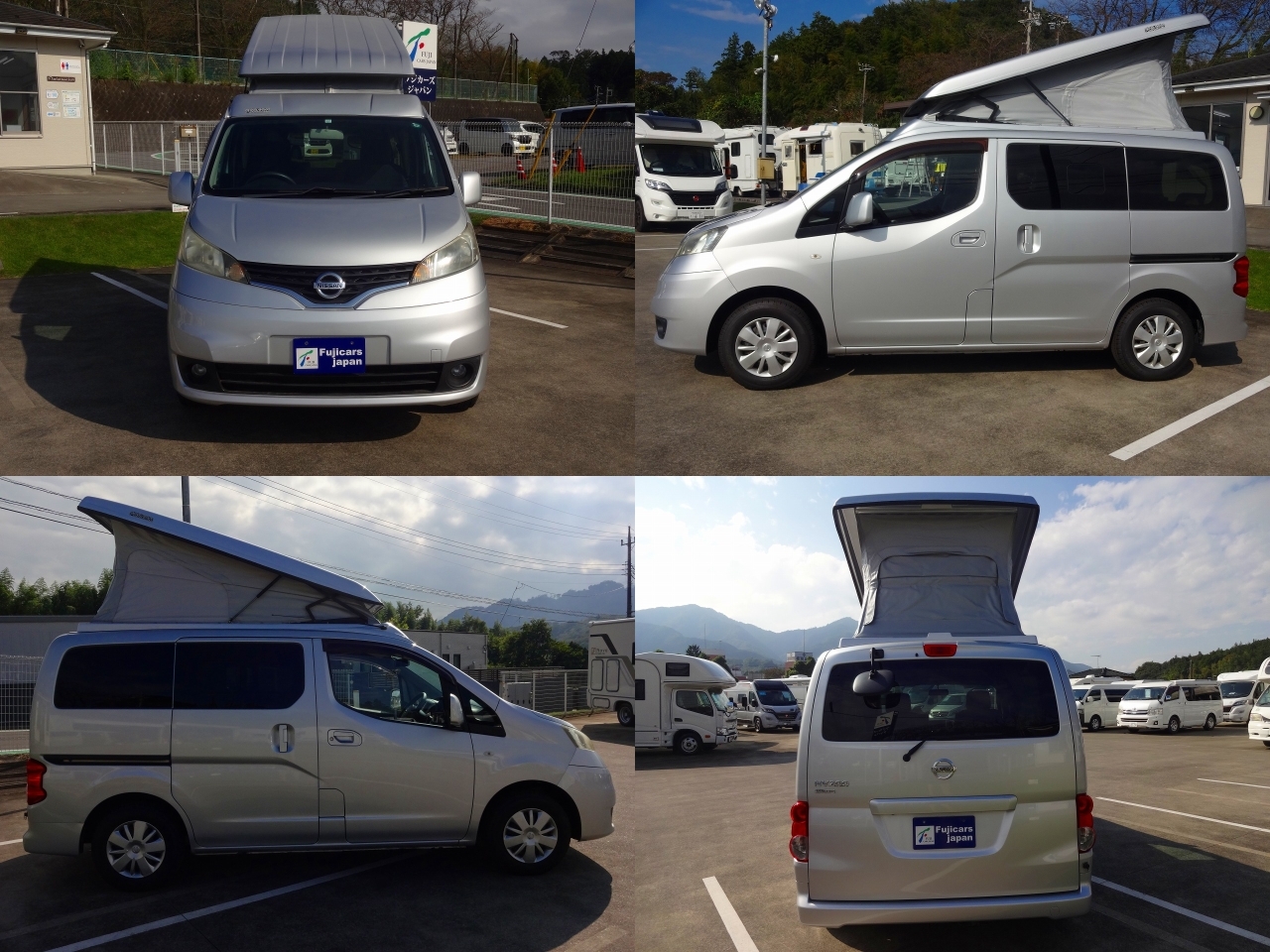 キャンピングカー バンコン NV200　ｷｬﾝﾊﾟｰ広島　ﾎﾟｯﾌﾟｺﾝ ｷｬﾝﾊﾟｰR