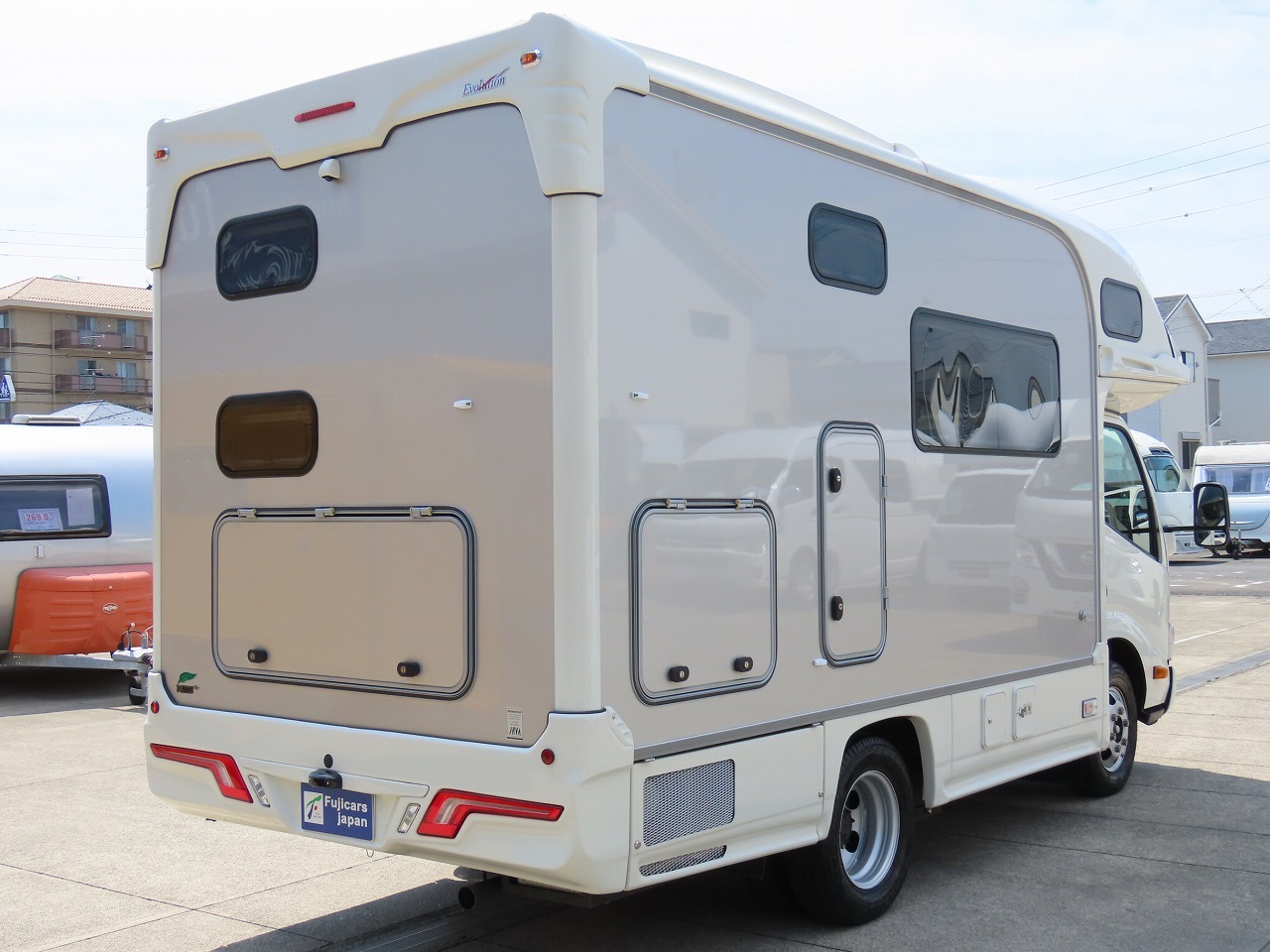 キャンピングカー キャブコン ｶﾑﾛｰﾄﾞﾅｯﾂRVｸﾚｱ5.3Wﾊｲﾊﾟｰｴﾎﾞ 4WD