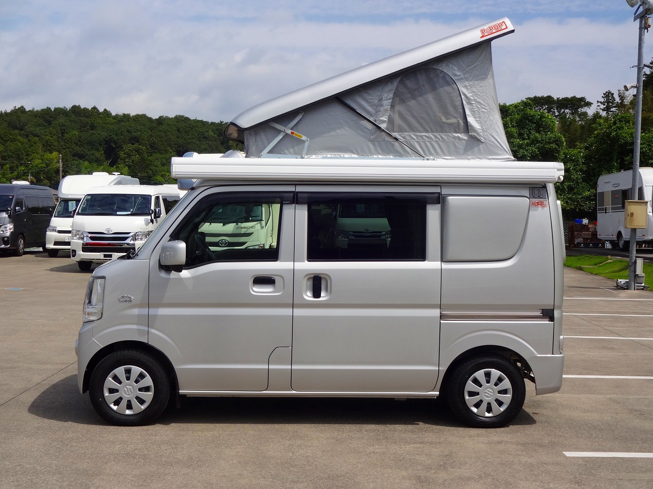 キャンピングカー 軽キャンパー ｴﾌﾞﾘｲ ｵｰﾄﾜﾝ 給電くん ﾎﾟｯﾌﾟｱｯﾌﾟ 4WD