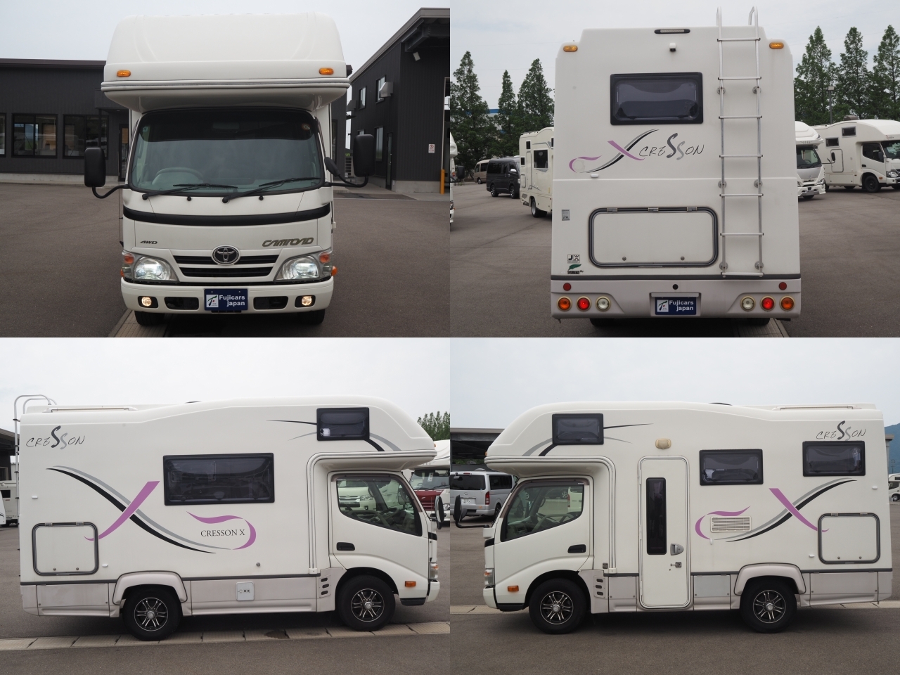 キャンピングカー キャブコン ｶﾑﾛｰﾄﾞ ﾅｯﾂRV ｸﾚｿﾝX 4WD 家庭用ｴｱｺﾝ