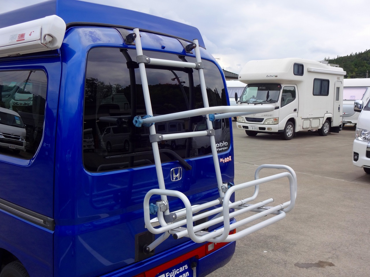 キャンピングカー 軽キャンパー ﾊﾞﾓｽﾎﾋﾞｵ ﾎﾜｲﾄﾊｳｽ ﾏｲﾎﾞｯｸｽ　FF
