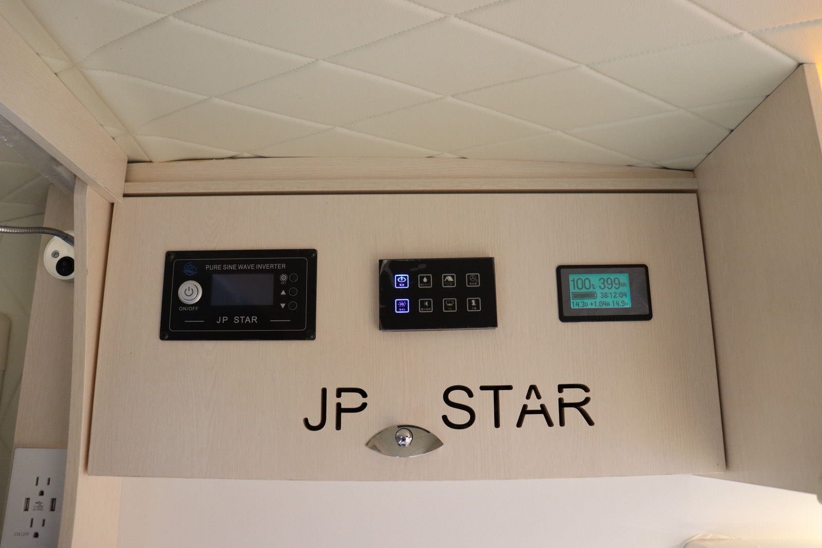 キャンピングカー 軽キャンパー ﾊｲｾﾞｯﾄ JPｽﾀｰ ﾊｯﾋﾟｰ1+　ﾘﾁｳﾑ400Ah