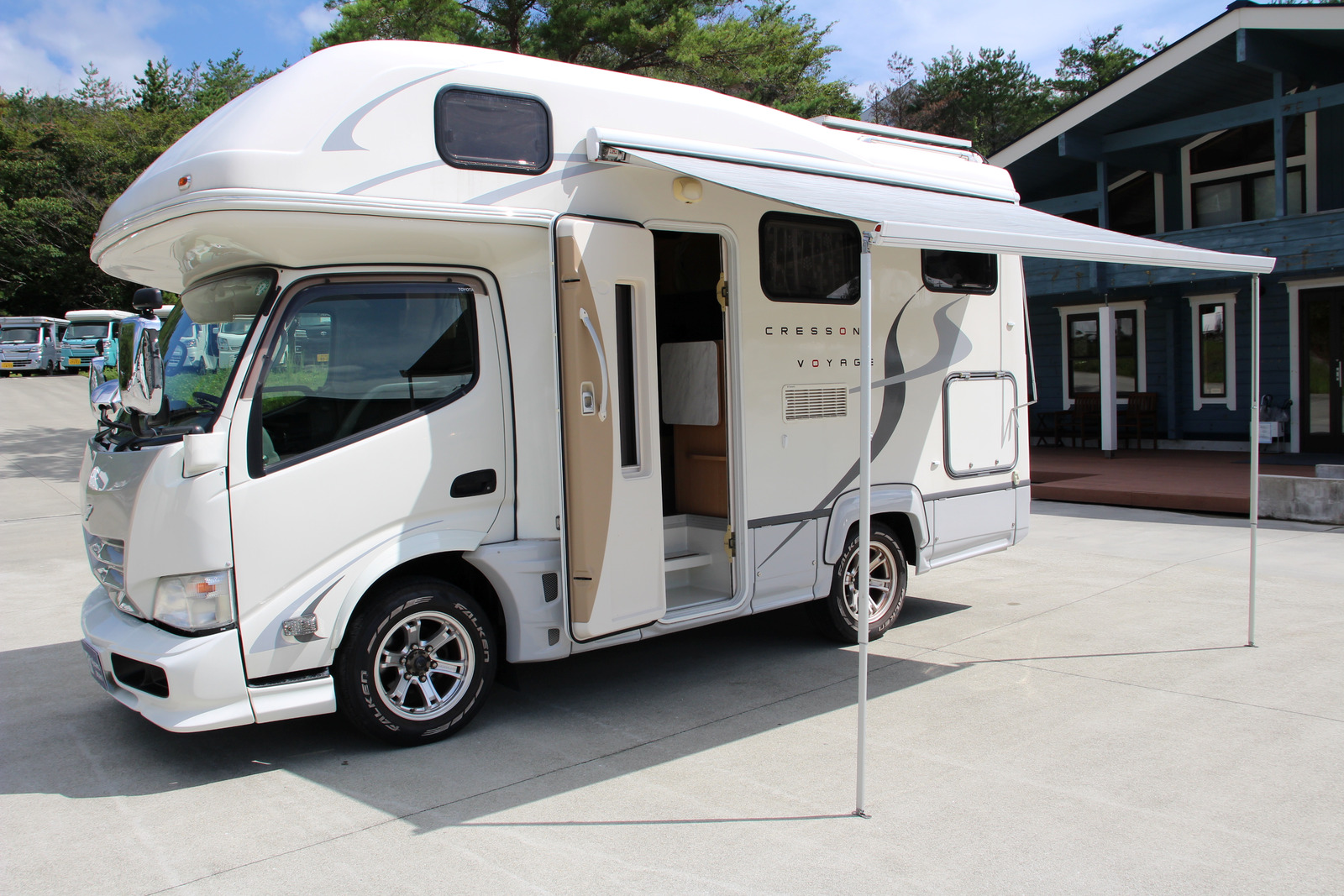 キャンピングカー キャブコン ｶﾑﾛｰﾄﾞ ﾅｯﾂRV ｸﾚｿﾝﾎﾞﾔｰｼﾞｭX 4WD