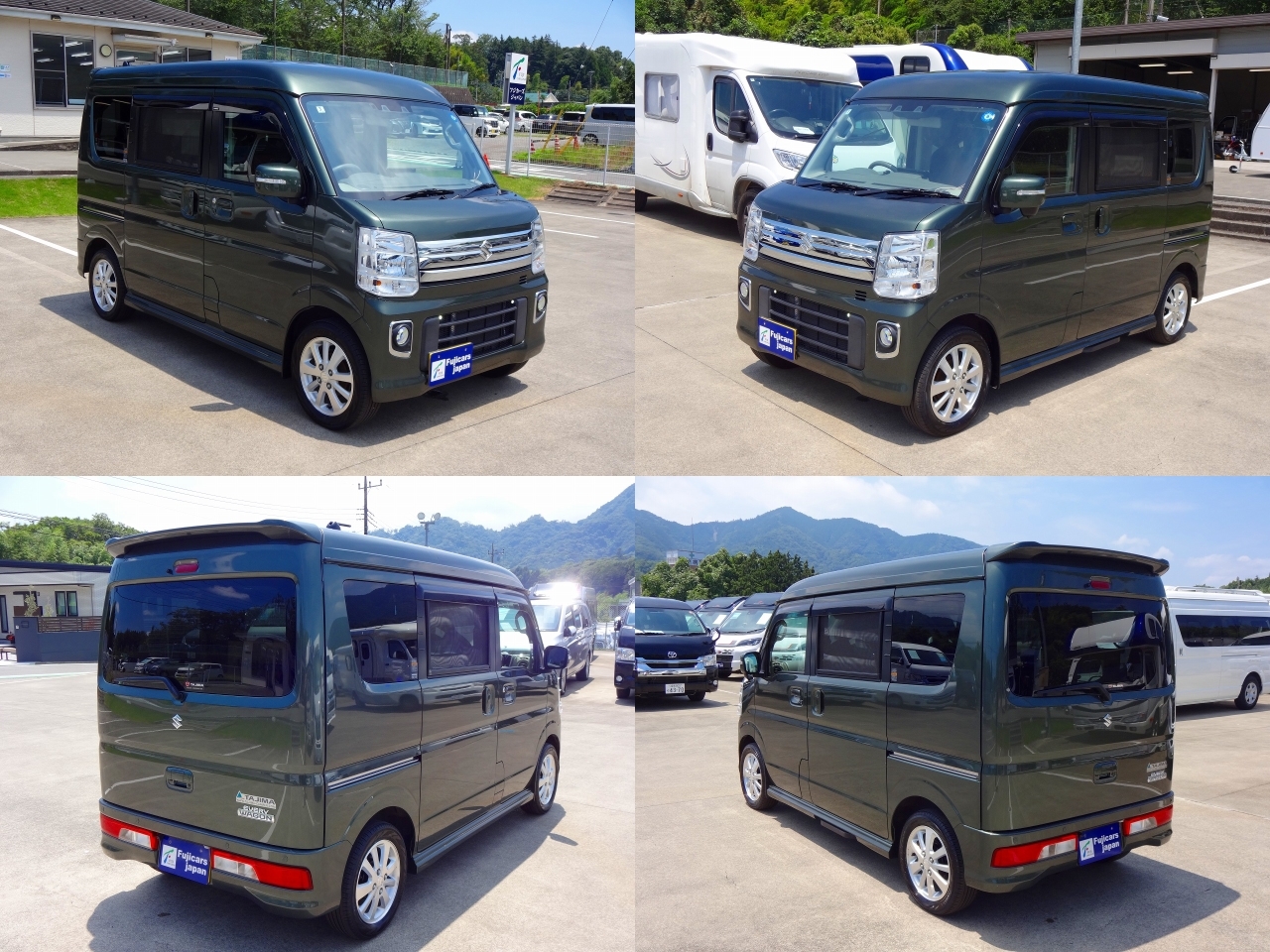 キャンピングカー 軽キャンパー ｴﾌﾞﾘｲ ﾀｼﾞﾏｷｬﾝﾊﾟｰ E340W 4WD　FF暖