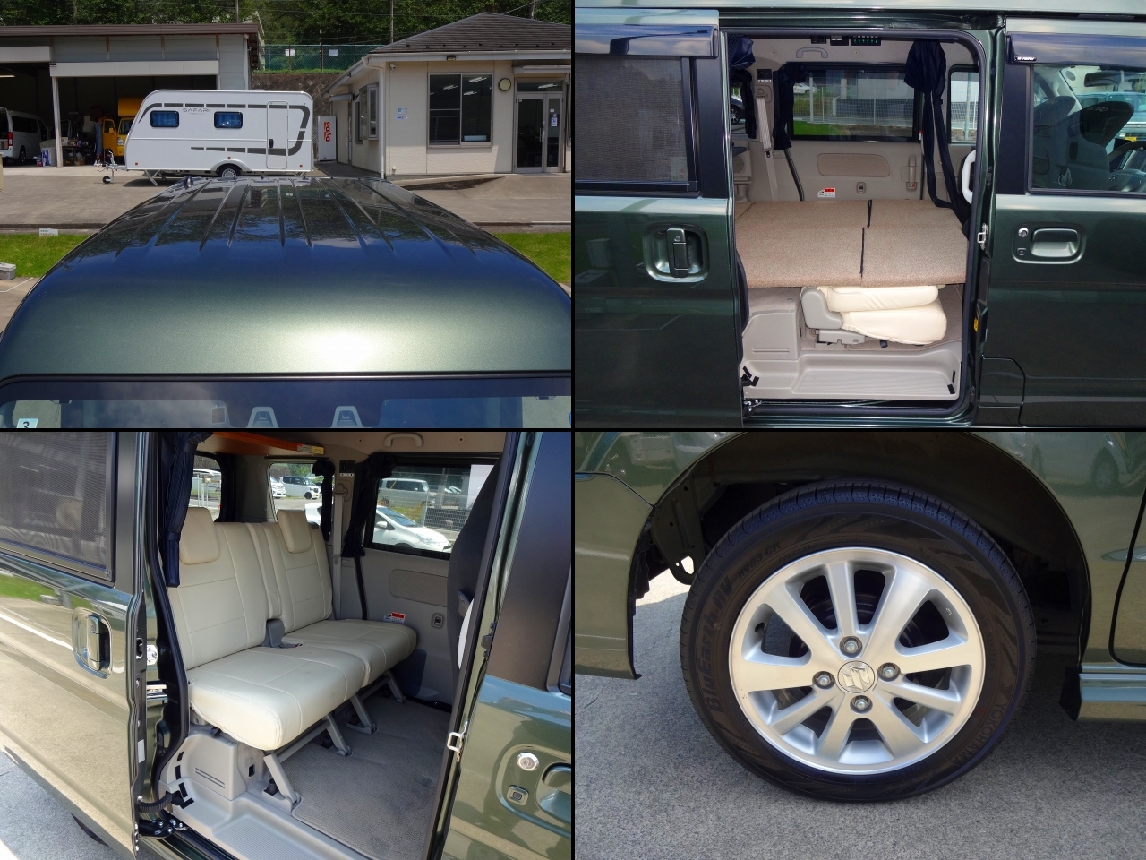 キャンピングカー 軽キャンパー ｴﾌﾞﾘｲ ﾀｼﾞﾏｷｬﾝﾊﾟｰ E340W 4WD　FF暖