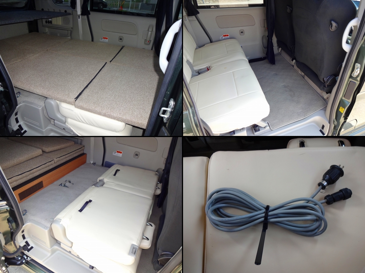 キャンピングカー 軽キャンパー ｴﾌﾞﾘｲ ﾀｼﾞﾏｷｬﾝﾊﾟｰ E340W 4WD　FF暖