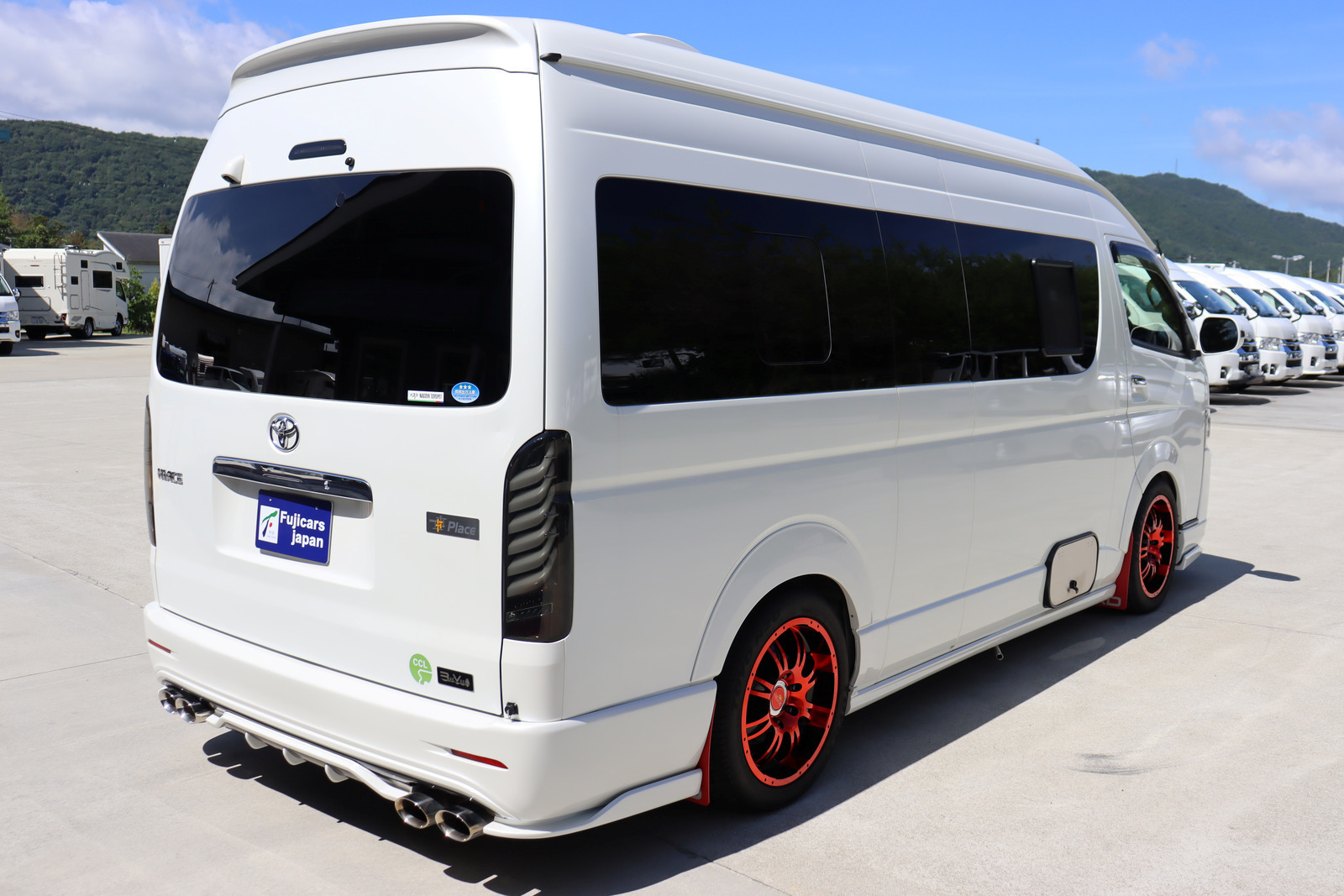 キャンピングカー バンコン ﾊｲｴｰｽ ﾚｸﾋﾞｨ ﾌﾟﾗｽDD ｶｽﾀﾑ車