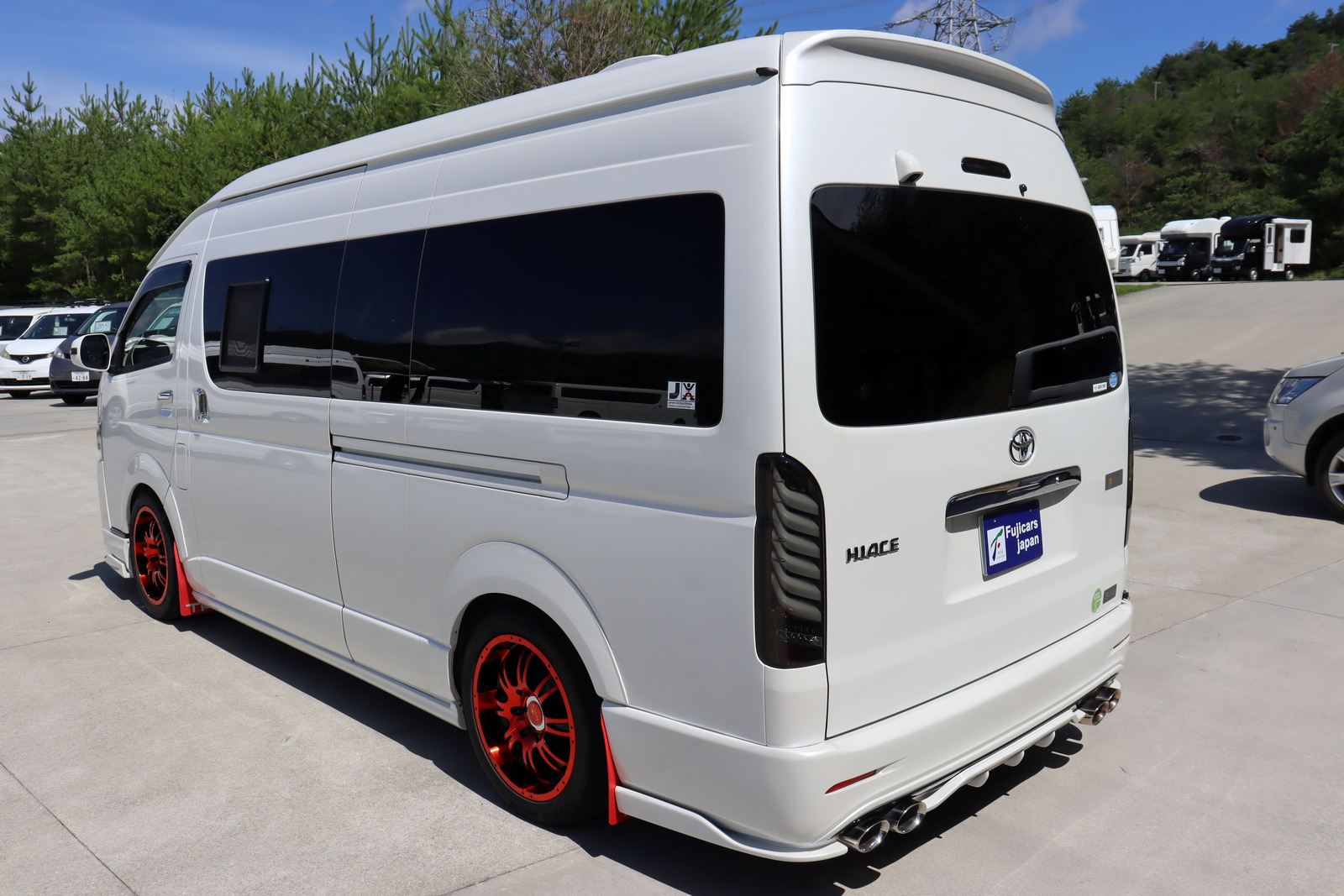 キャンピングカー バンコン ﾊｲｴｰｽ ﾚｸﾋﾞｨ ﾌﾟﾗｽDD ｶｽﾀﾑ車