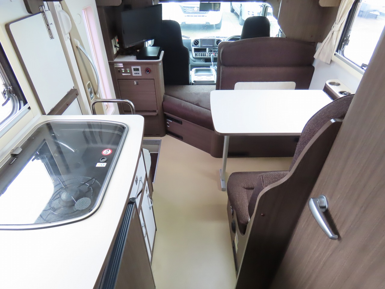 キャンピングカー キャブコン ｶﾑﾛｰﾄﾞ ﾅｯﾂRV ｸﾚｱｴﾎﾞ5.3X