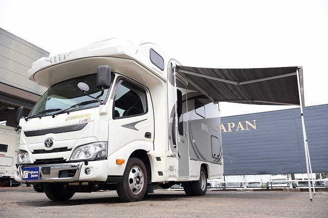 キャンピングカー キャブコン ｶﾑﾛｰﾄﾞ ﾅｯﾂRVｸﾚｱ5.3Wﾊｲﾊﾟｰｴﾎﾞ4WD