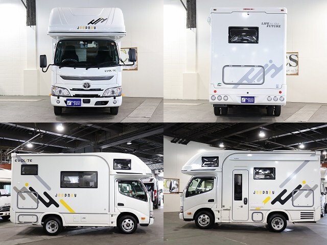 キャンピングカー キャブコン ｶﾑﾛｰﾄﾞ ﾅｯﾂRVｼﾞｰﾌﾟﾆｰXｴﾎﾞﾗｲﾄ 4WD