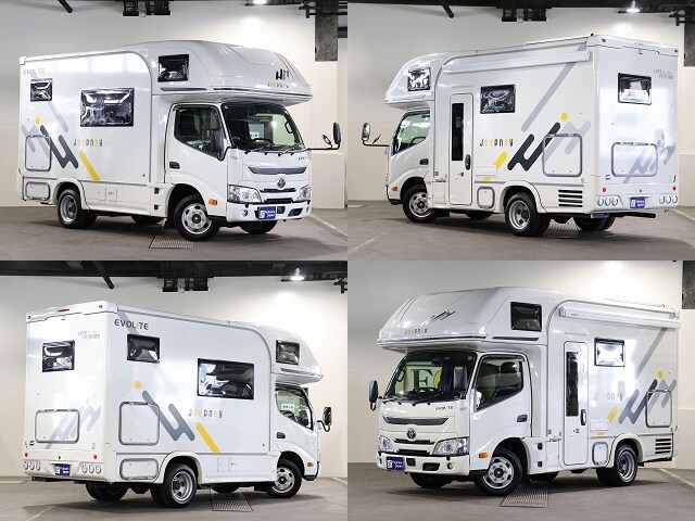 キャンピングカー キャブコン ｶﾑﾛｰﾄﾞ ﾅｯﾂRVｼﾞｰﾌﾟﾆｰXｴﾎﾞﾗｲﾄ 4WD