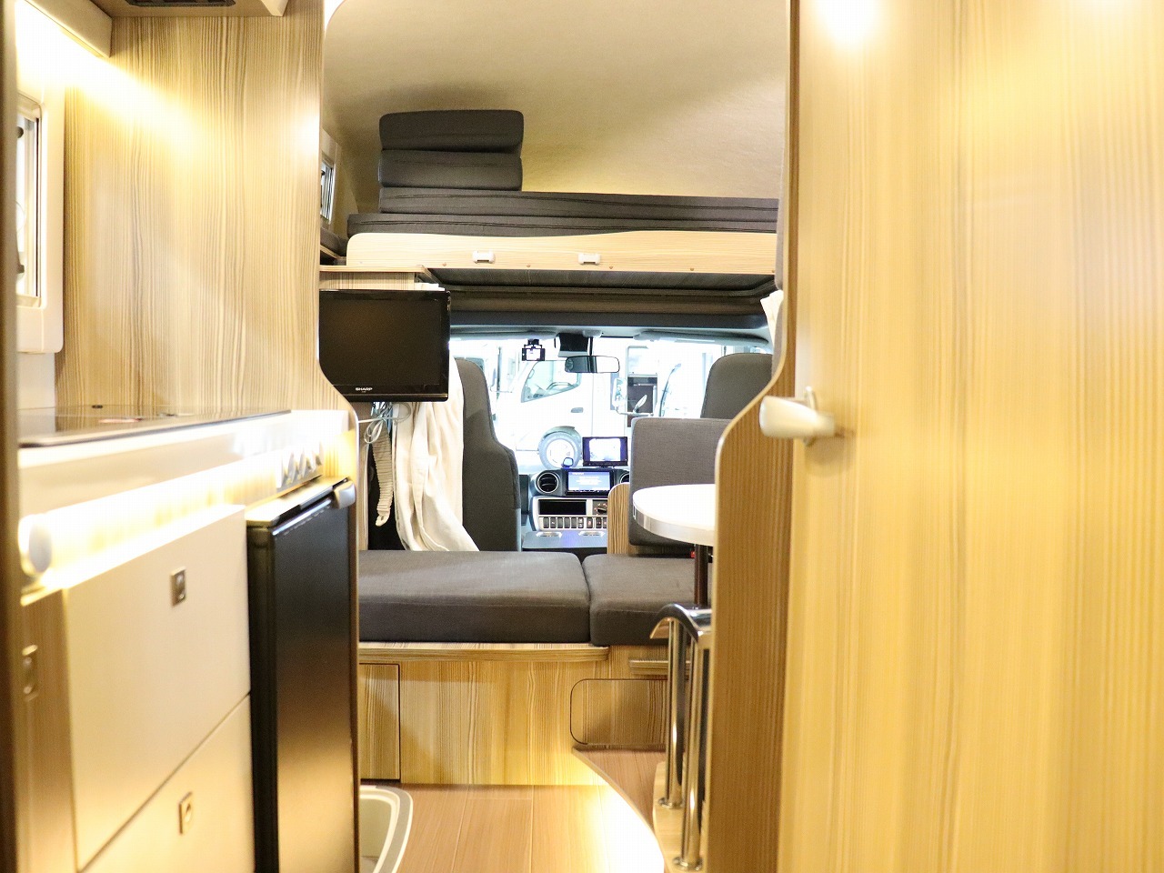 キャンピングカー キャブコン ｶﾑﾛｰﾄﾞ ﾊﾞﾝﾃｯｸ ｼﾞﾙ520 4WD　FF　AC