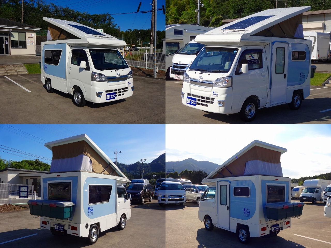 キャンピングカー 軽キャンパー ﾊｲｾﾞｯﾄ ｽﾃｰｼﾞ21 ﾊﾞﾝﾋﾞｰﾉ 4WD　ｿｰﾗ
