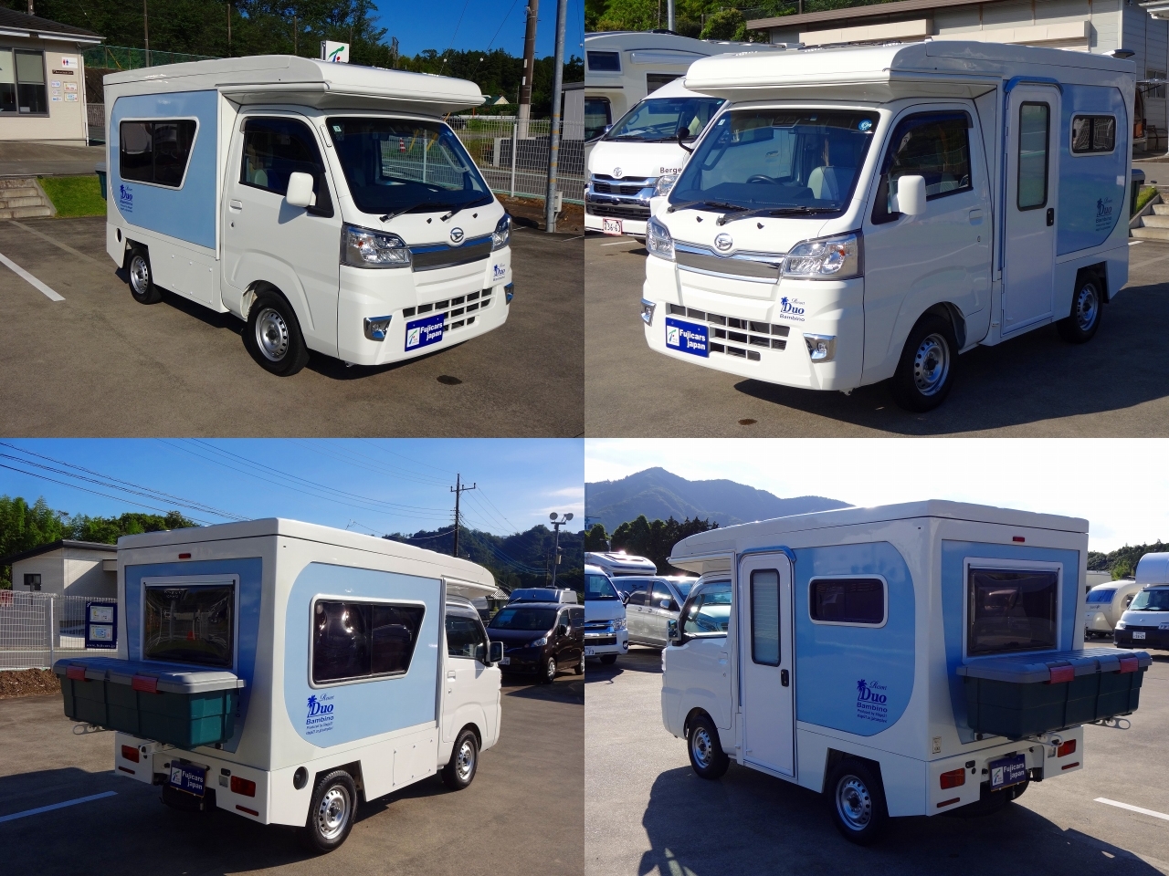キャンピングカー 軽キャンパー ﾊｲｾﾞｯﾄ ｽﾃｰｼﾞ21 ﾊﾞﾝﾋﾞｰﾉ 4WD　ｿｰﾗ