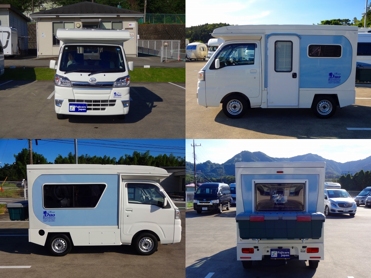 キャンピングカー 軽キャンパー ﾊｲｾﾞｯﾄ ｽﾃｰｼﾞ21 ﾊﾞﾝﾋﾞｰﾉ 4WD　ｿｰﾗ