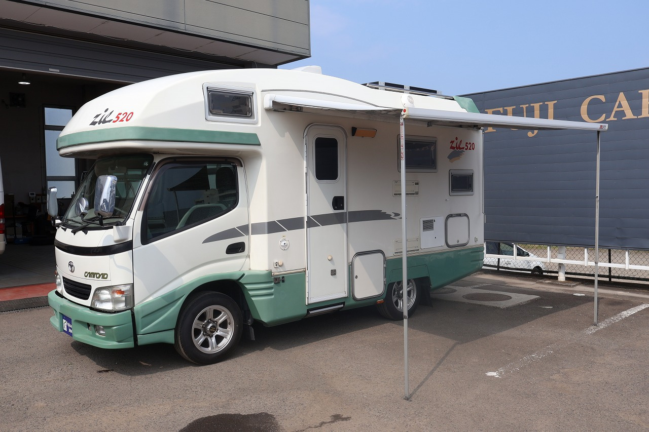 キャンピングカー キャブコン ｶﾑﾛｰﾄﾞ ﾊﾞﾝﾃｯｸｼﾞﾙ520 FFﾋｰﾀｰ4WD　