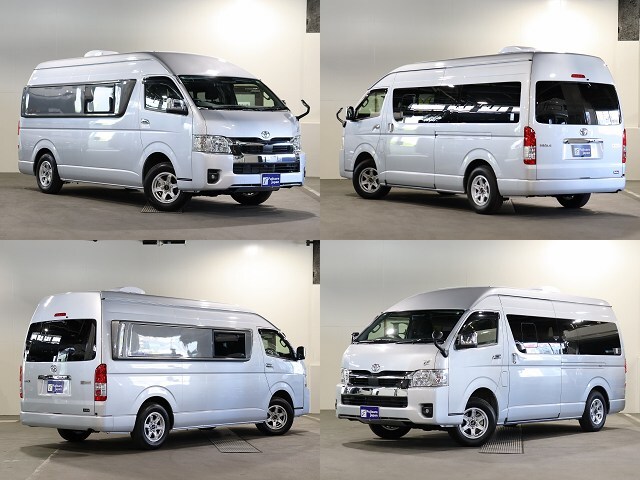 キャンピングカー バンコン ﾊｲｴｰｽ ﾚｸﾋﾞｨ ﾄｯﾌﾟｾｲﾙ4WD　FF　ｿｰﾗｰ