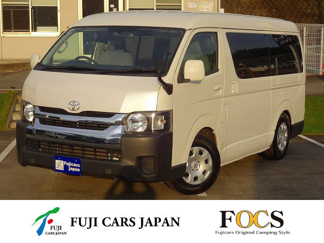 キャンピングカー バンコン ハイエース FOCS DSリノタクミ 冷蔵庫 走行充電