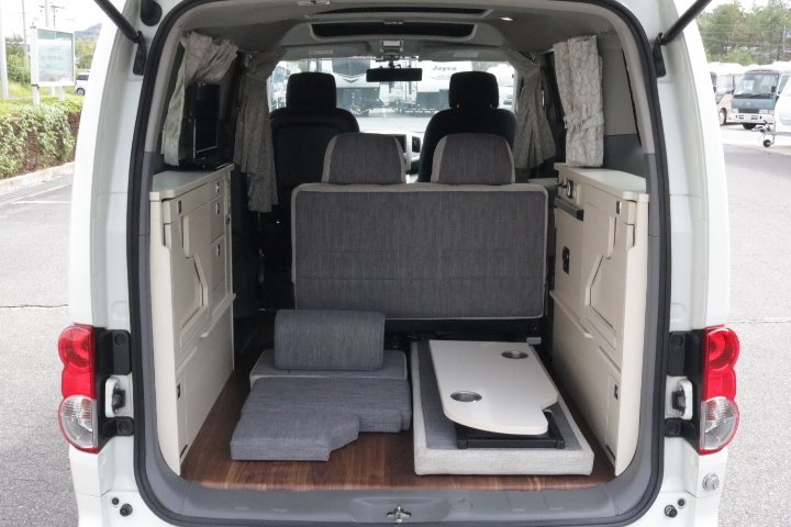 キャンピングカー バンコン NV200ﾊﾞﾈｯﾄ 東和 ﾂｪﾙﾄNV　ﾎﾟｯﾌﾟｱｯﾌﾟ