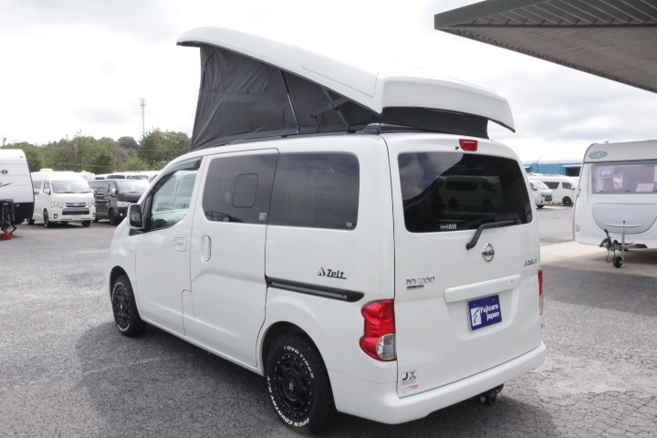キャンピングカー バンコン NV200ﾊﾞﾈｯﾄ 東和 ﾂｪﾙﾄNV　ﾎﾟｯﾌﾟｱｯﾌﾟ