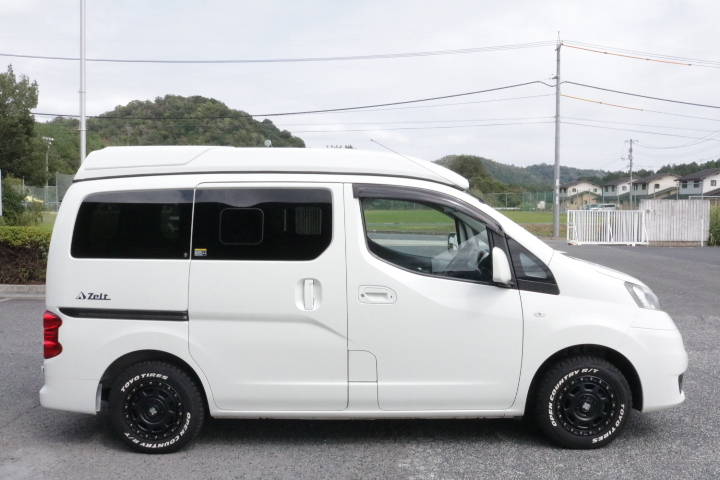 キャンピングカー バンコン NV200ﾊﾞﾈｯﾄ 東和 ﾂｪﾙﾄNV　ﾎﾟｯﾌﾟｱｯﾌﾟ