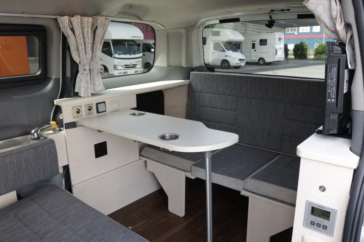 キャンピングカー バンコン NV200ﾊﾞﾈｯﾄ 東和 ﾂｪﾙﾄNV　ﾎﾟｯﾌﾟｱｯﾌﾟ