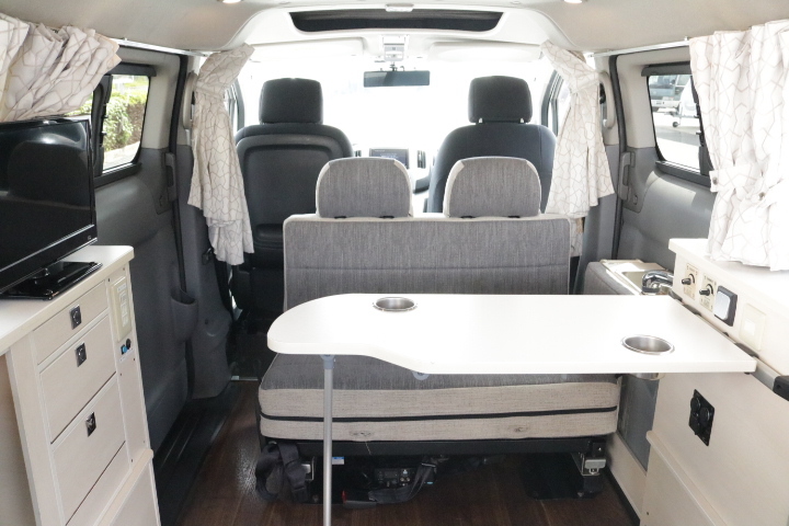 キャンピングカー バンコン NV200ﾊﾞﾈｯﾄ 東和 ﾂｪﾙﾄNV　ﾎﾟｯﾌﾟｱｯﾌﾟ