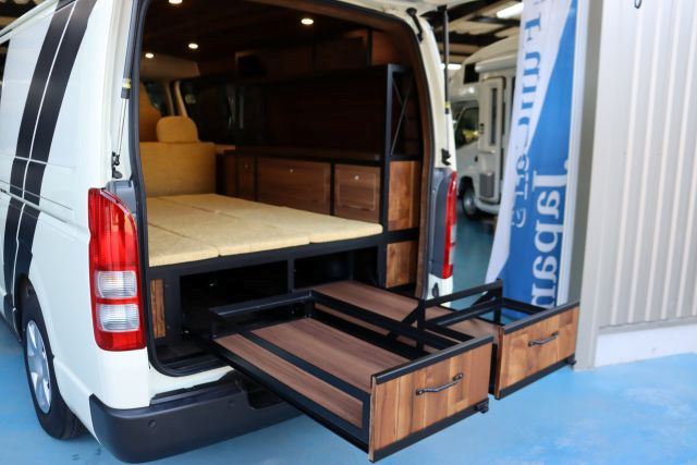 キャンピングカー バンコン ﾊｲｴｰｽ ﾜｰｸVOX ｾﾄﾞﾅ ﾀｲﾌﾟⅢ 4WD