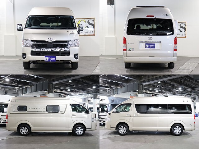 キャンピングカー バンコン ﾊｲｴｰｽ ﾅｯﾂRV ﾘｰｸⅡ 4WD　FF　ｿｰﾗｰP