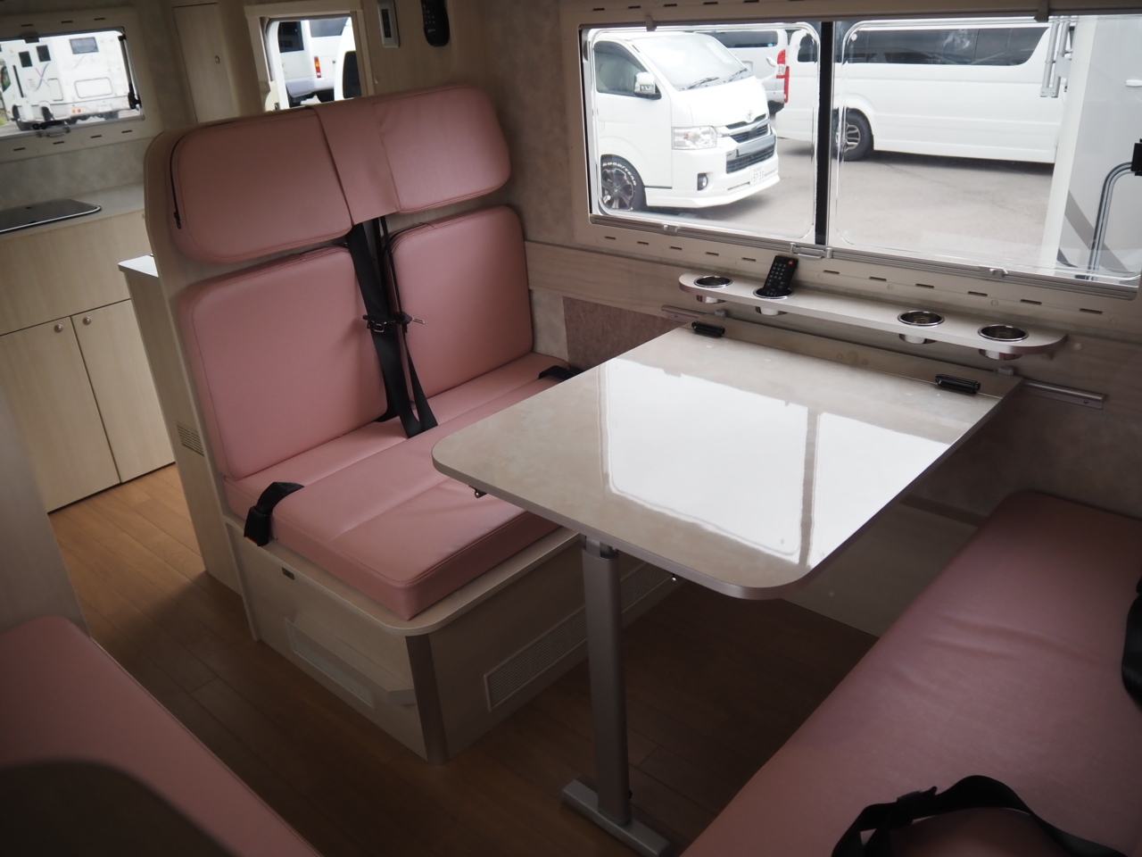キャンピングカー キャブコン ﾋﾞｰｶﾑ NTB ｻｸﾗ 4WD DCｸｰﾗｰ