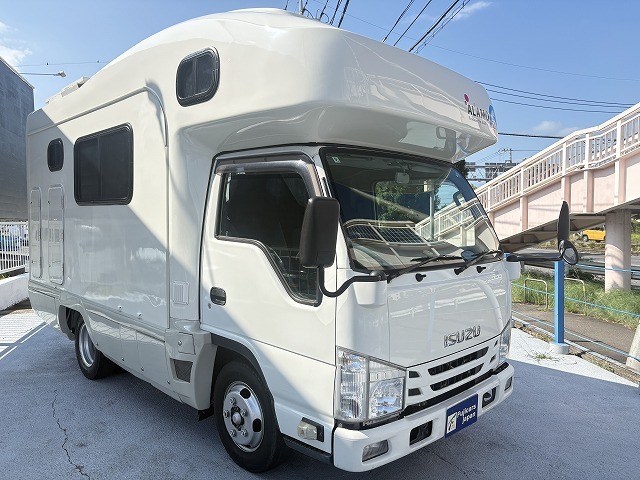 キャンピングカー キャブコン ｴﾙﾌ AtoZ ｱﾗﾓSL　ｼｪﾙ載せ替え車両