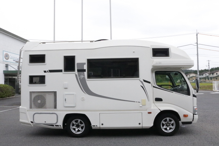 キャンピングカー キャブコン ｶﾑﾛｰﾄﾞ ﾊﾞﾝﾃｯｸｼﾞﾙ520 家庭用ｴｱｺﾝ4WD