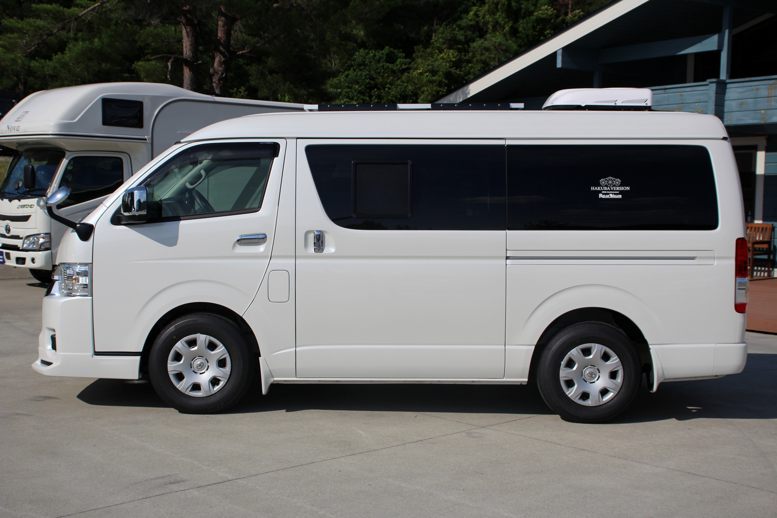 キャンピングカー バンコン ﾊｲｴｰｽ ﾘﾗｯｸｽﾜｺﾞﾝ HAKUBA