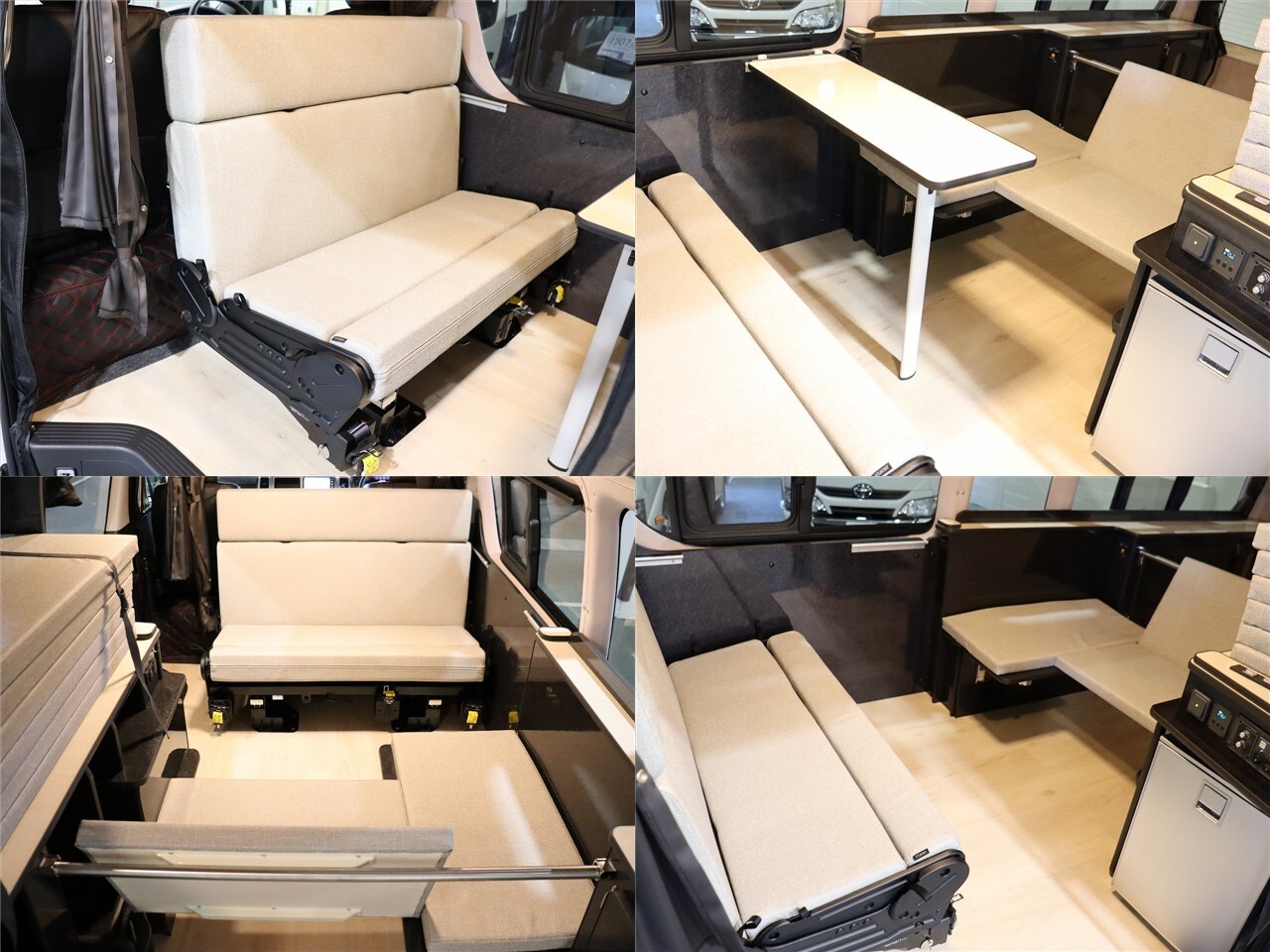 キャンピングカー バンコン ﾊｲｴｰｽ FOCS ﾘﾍﾞﾙﾀ 4WD　FF　電子ﾚﾝｼﾞ